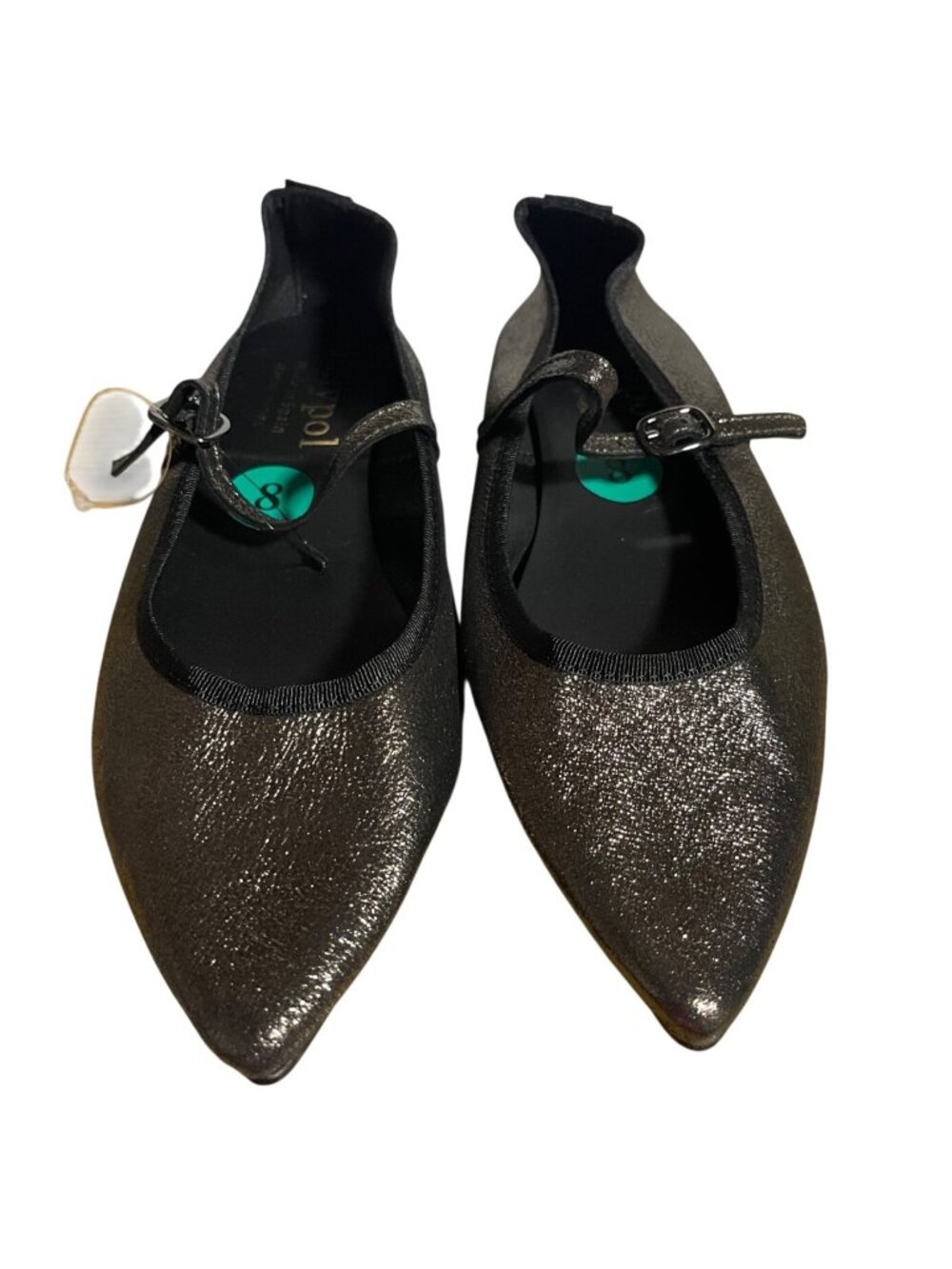 Maypol Rota Percival Pointed Toe Leather Mary Jane flats Size 39 US 8.5